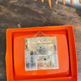 Jaz vintage orange transistor pendulum