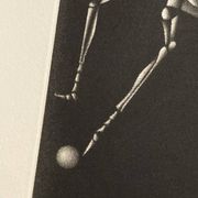 Mario avati (1921-2009), criquet, manière noire, 1970