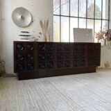 Brutalist sideboard attributed to De Coene 70s
