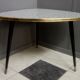 Triangle shape coffee table in grey 1960s
