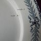 Suite of 18 flat plates Choisy-le-Roi, Chinon décor