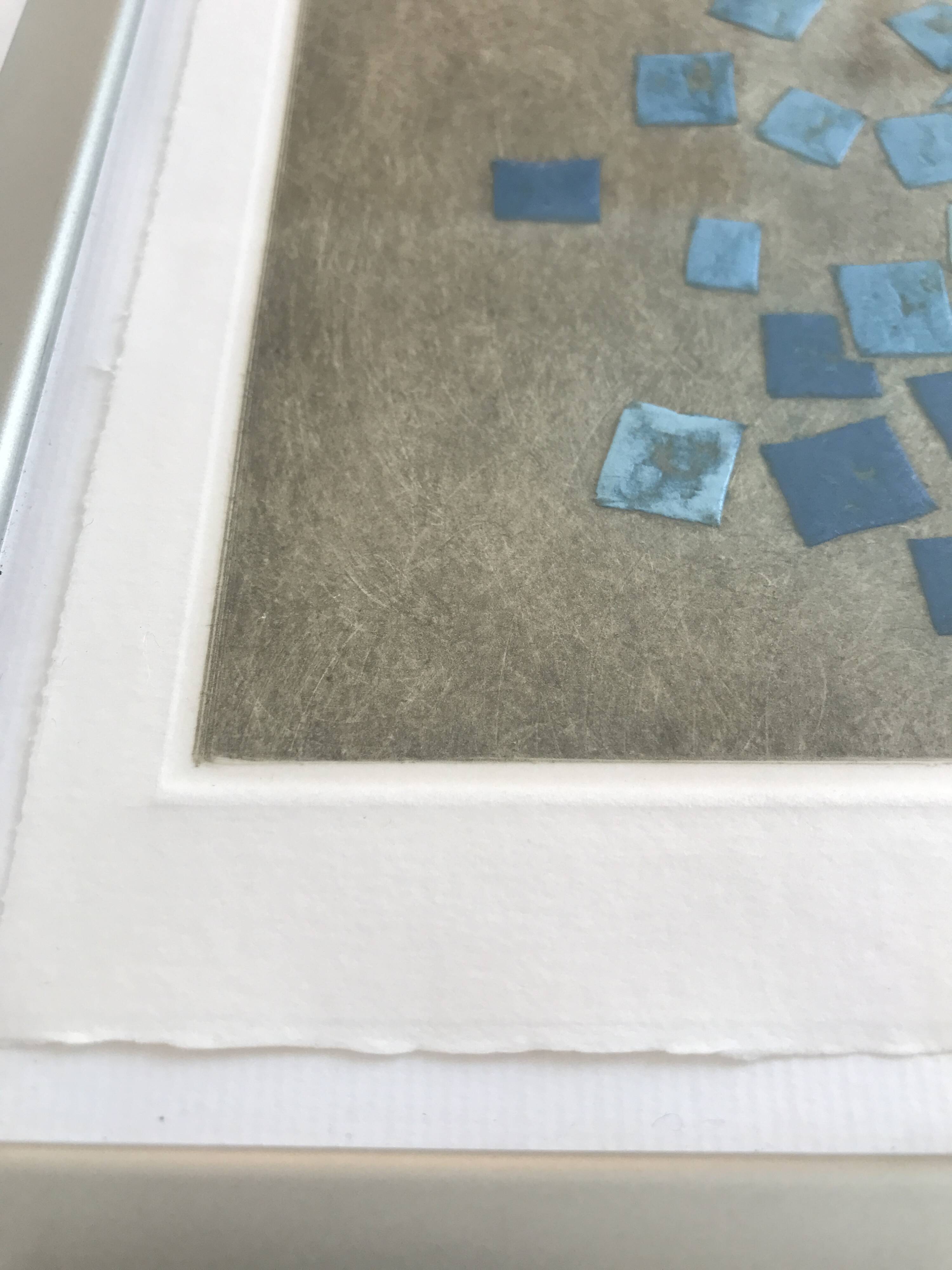 Arthur luiz piza, untitled, c 1990. gouge engraving signed in pencil