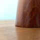 Danish teak candlestick from the mid-century, 1960s.