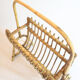 Magazine door in bamboo and rattan 60s