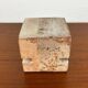 Klaus Lehmann, Sculpture d'art cubique en céramique de style brutaliste postmoderne allemand Studio Pottery n° 337 81, 1981