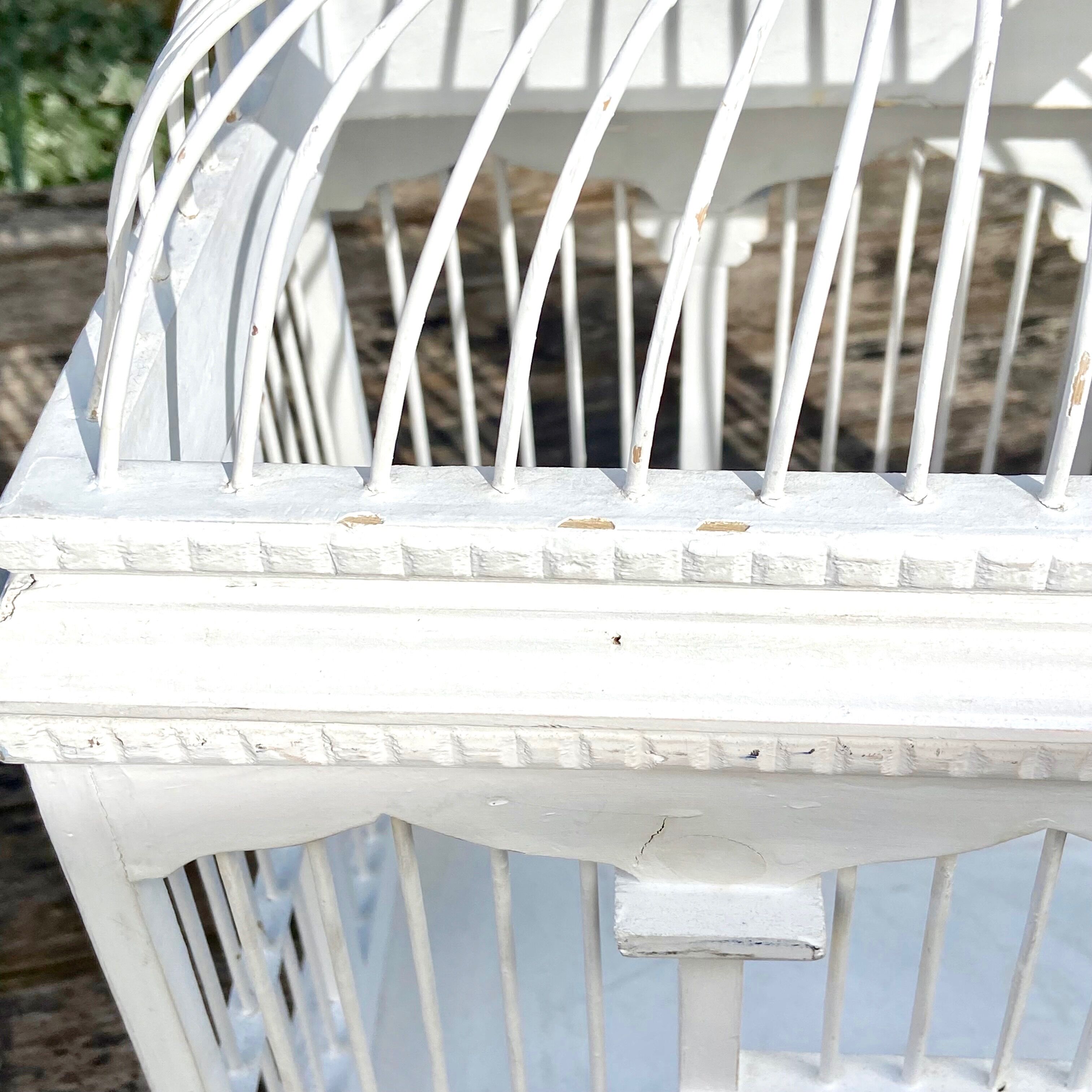 Cage en bois décorative
