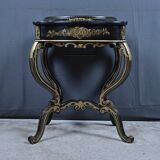 Painted wooden work table, Napoleon III period – mid 19th century