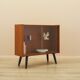 Mahogany display cabinet with glass front, Denmark, 1970s
