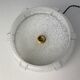 Pair of glass pendant lamps from clichy