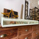 Display case with double glass