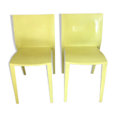 Philippe Starck slick slick yellow chairs