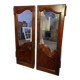 Paire de portes anciennes miroir