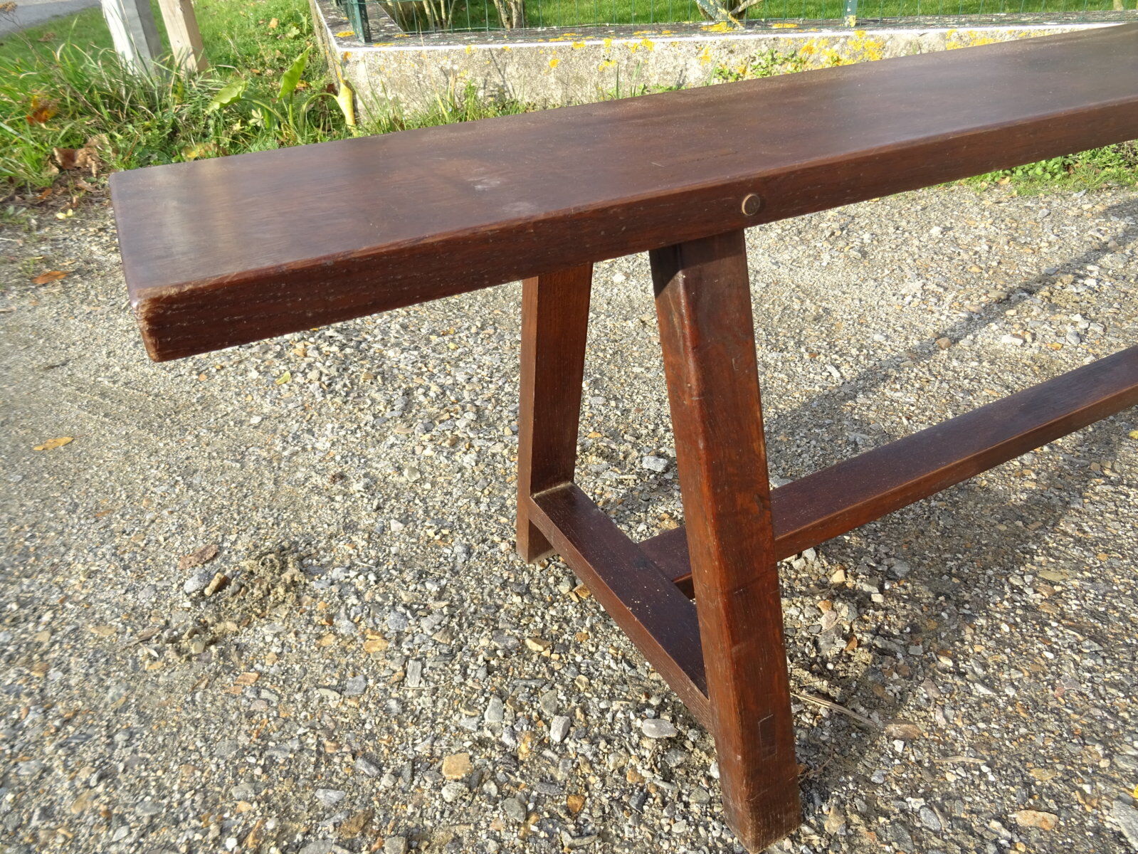 Oak farmhouse bench 200 cm