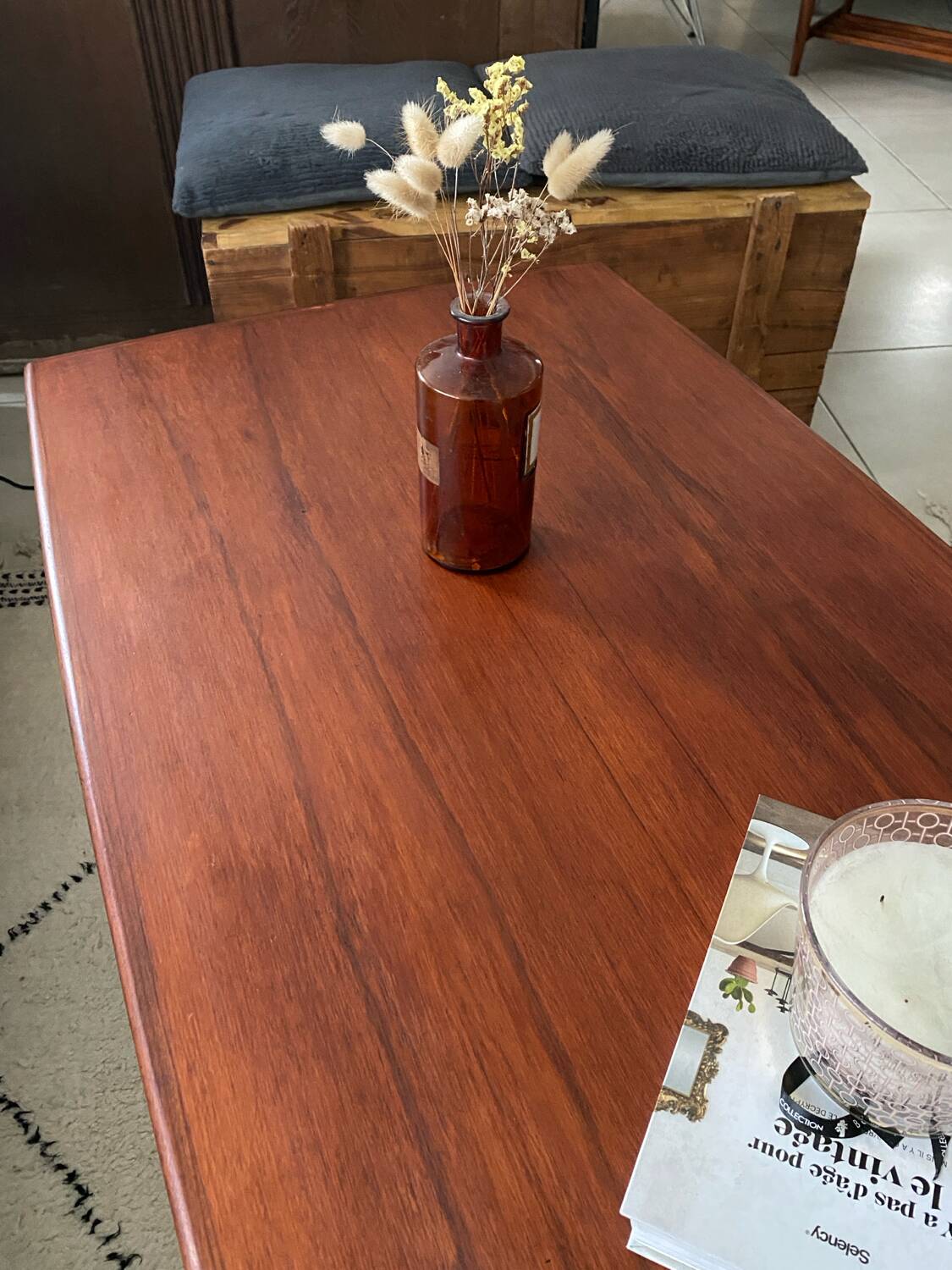 Vintage teak coffee table