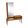 Vintage teak dressing table with mirror