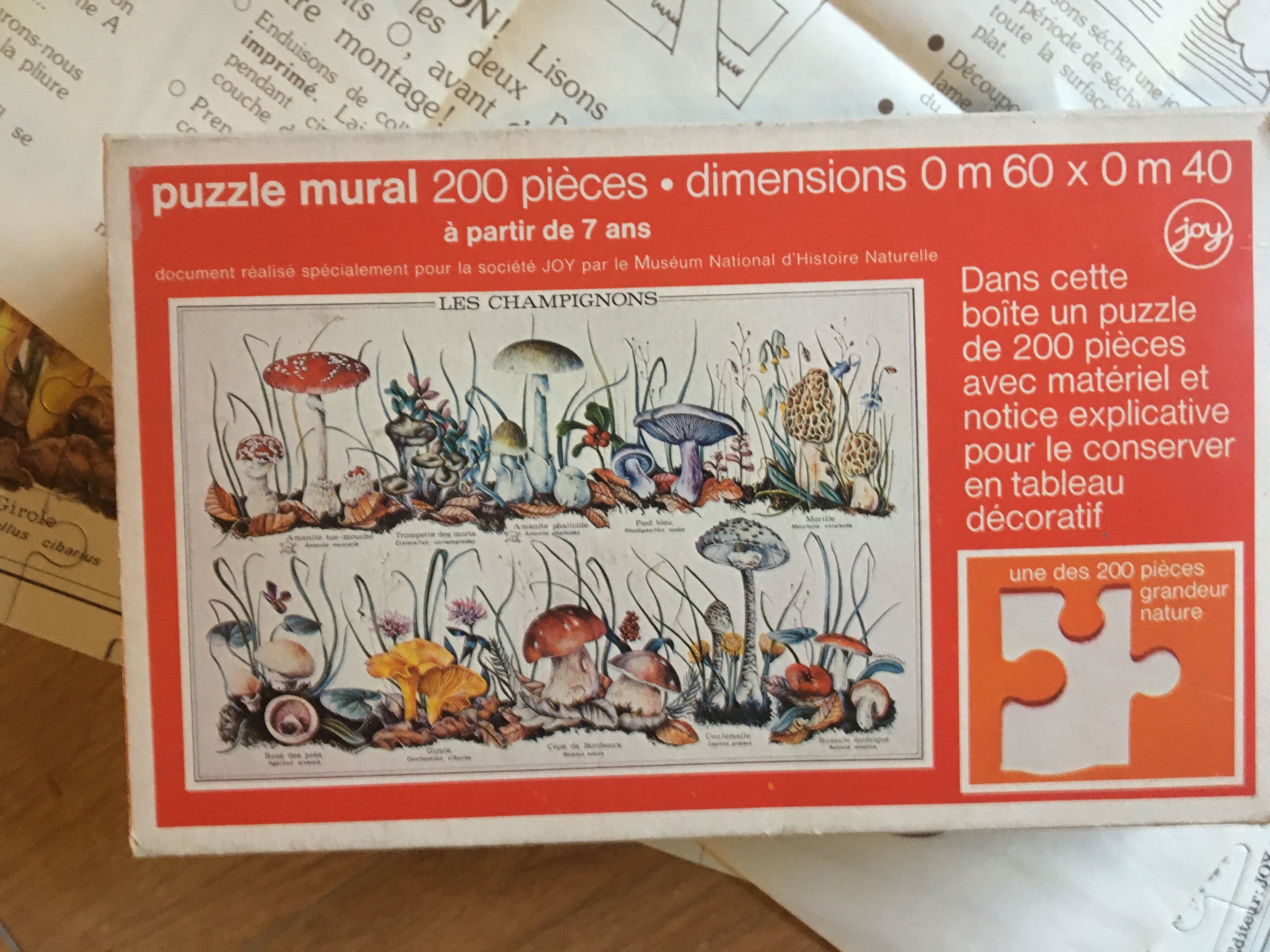 Vintage wall puzzle