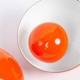 Paire de 2 suspensions vintage Flowerpot de Verner Panton, Louis Poulsen