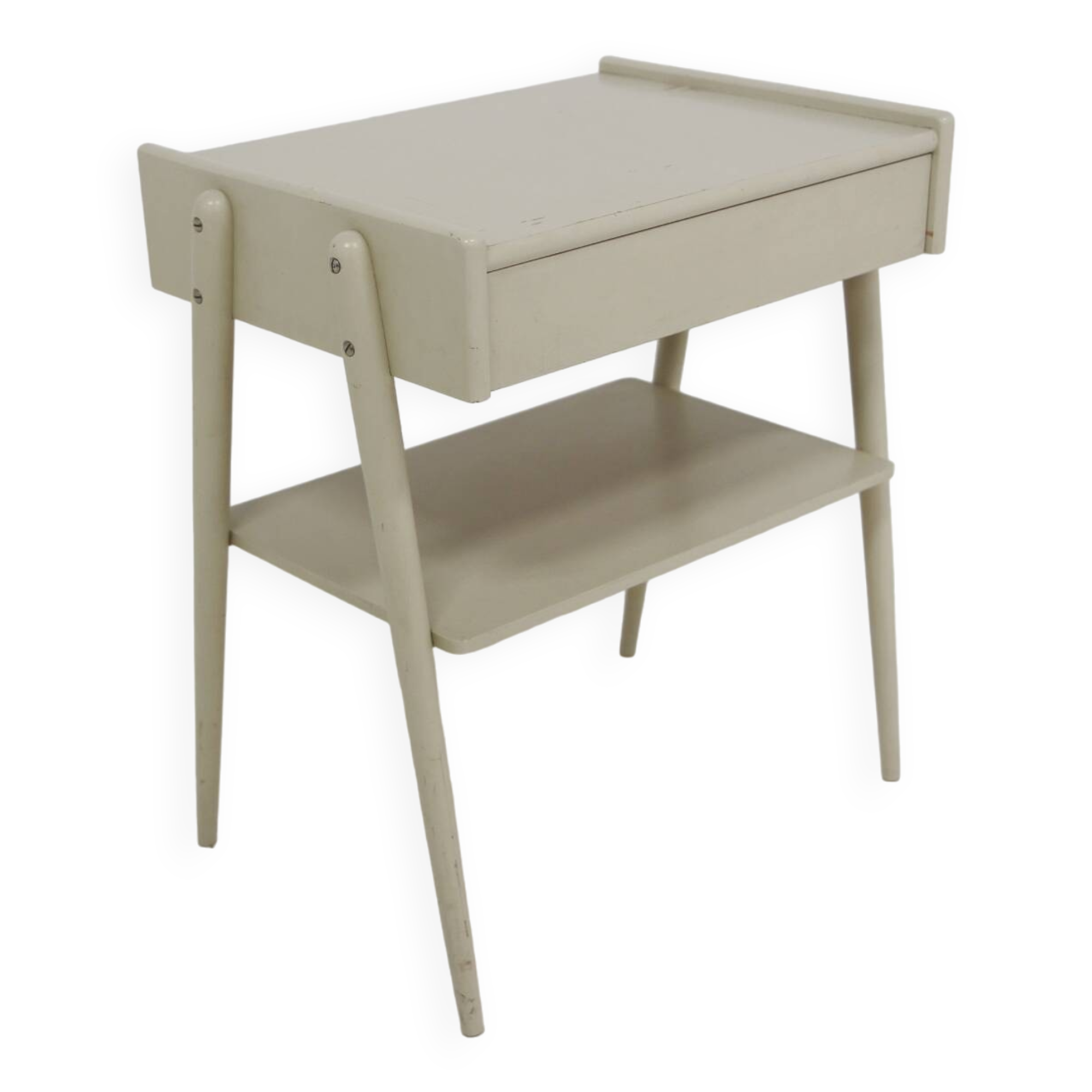 Scandinavian teak bedside table, AB Carlströms & Co Möbelfabrik, Sweden, 1960s