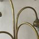 Vintage 4-light brass lamp