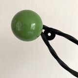 Wall-mounted coat rack with balls, Feraud style, 1960s