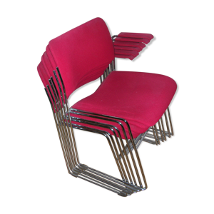 6 chaises modèle 40/4 - david rowland