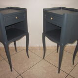 Anthracite grey style bedside pair