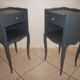Anthracite grey style bedside pair