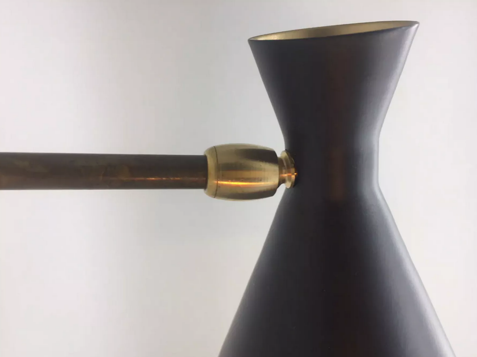 Wall lamp cocotte black interior gold