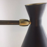 Wall lamp cocotte black interior gold