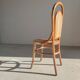 Chaise cannée en bois naturel
