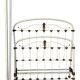 Antique wrought iron bed from the 1900s