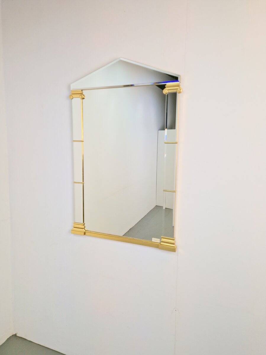 Hollywood Regency Gilded Mirror from Deknudt, Belgium, 1970