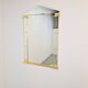Hollywood Regency Gilded Mirror from Deknudt, Belgium, 1970