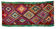 Anatolian handmade kilim rug 291 cm x 148 cm
