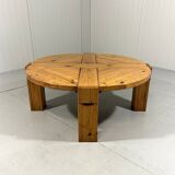 Karl Andersson & Söner pine coffee table with drawers, Sweden 1970’s