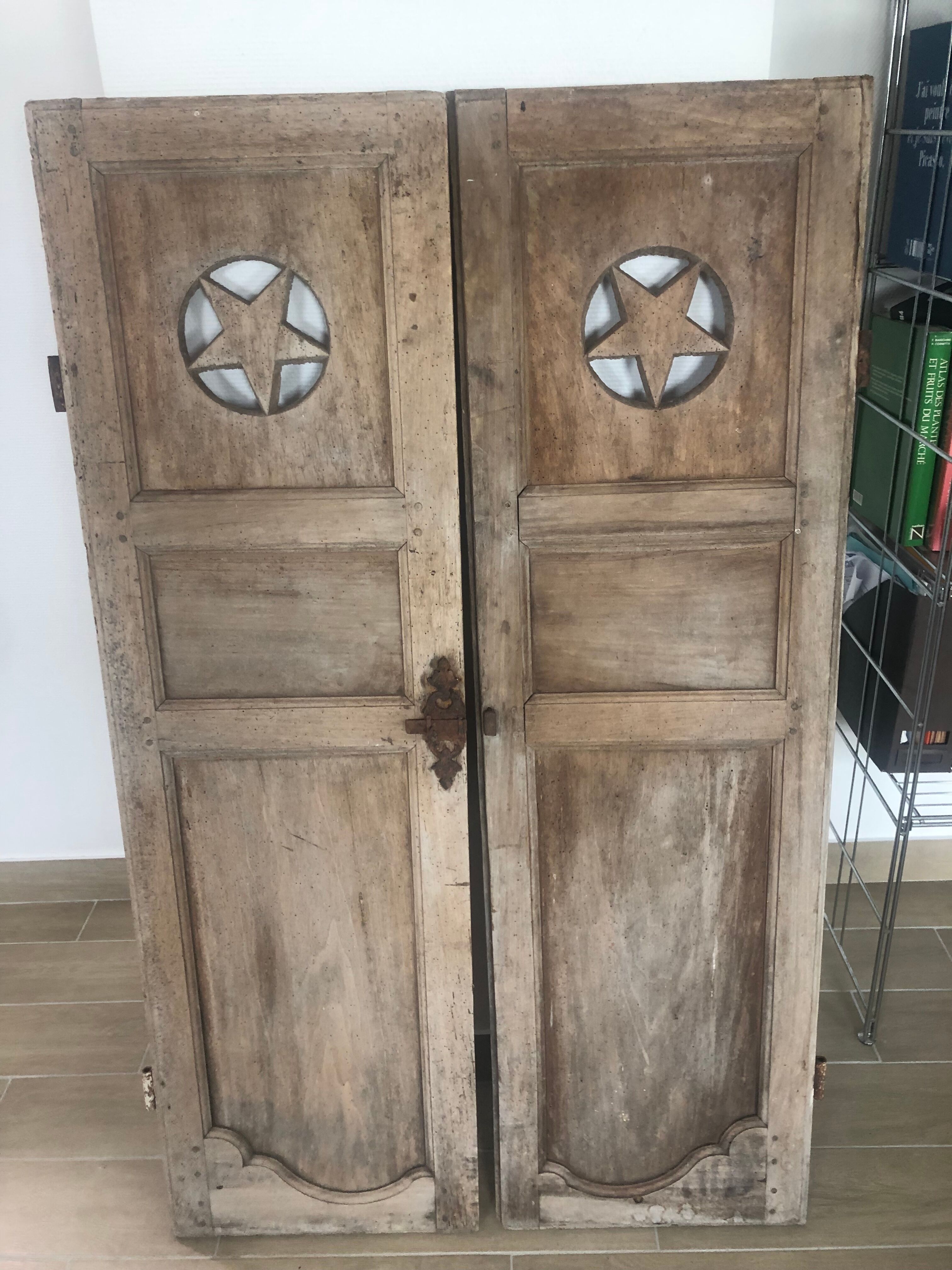 Old wooden doors (wardrobe, cupboard)