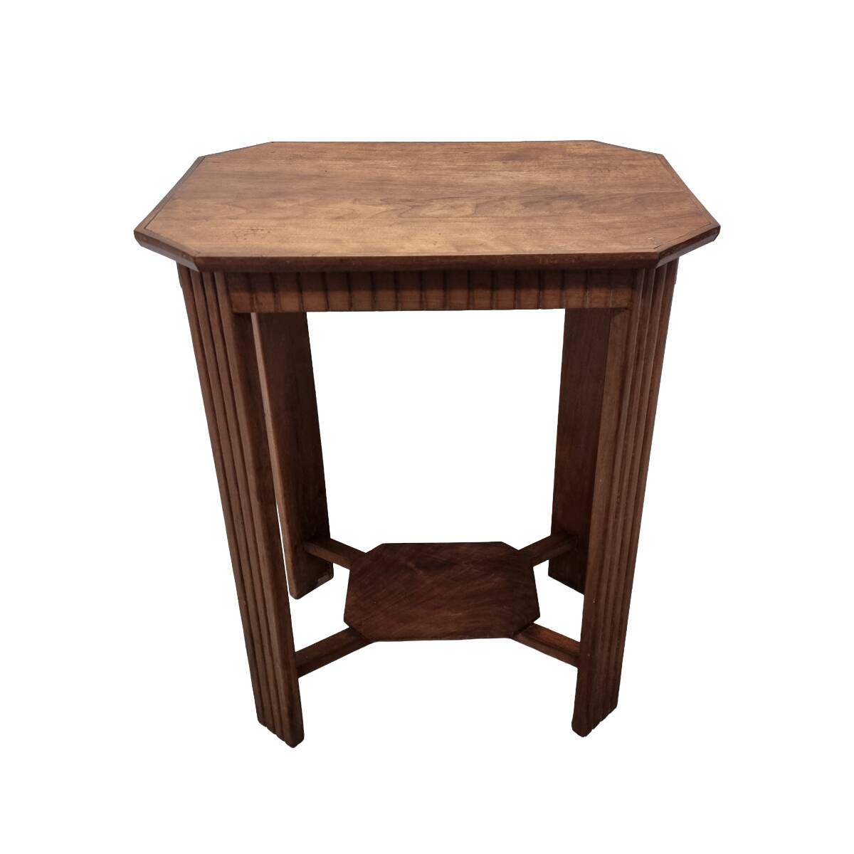 French Art Deco Side Table In Walnut, 1920/30s