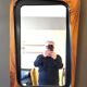 Rosewood Mirror Glas & Trä Sweden 50"