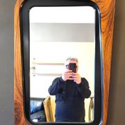 Rosewood Mirror Glas & Trä Sweden 50"