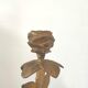 Golden candle holder leaves and birds