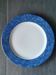 Service plate with blue marbled decoration – 27 cm