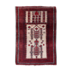 Vintage carpet Afghan Balucch rug 86cm x 129cm 1910s