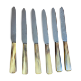 PRODUCT BHV - Set of 6 small vintage horn knives