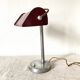 Lampe de bureau art déco en alu et tôle