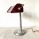 Art deco desk lamp in aluminum and sheet metal