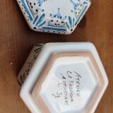 Sugar Moustiers butterfly blue décor