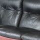 Vintage Scandinavian leather sofa