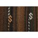 1970s vintage Turkish Oushak handmade wool cotton brown runner rug 170x317