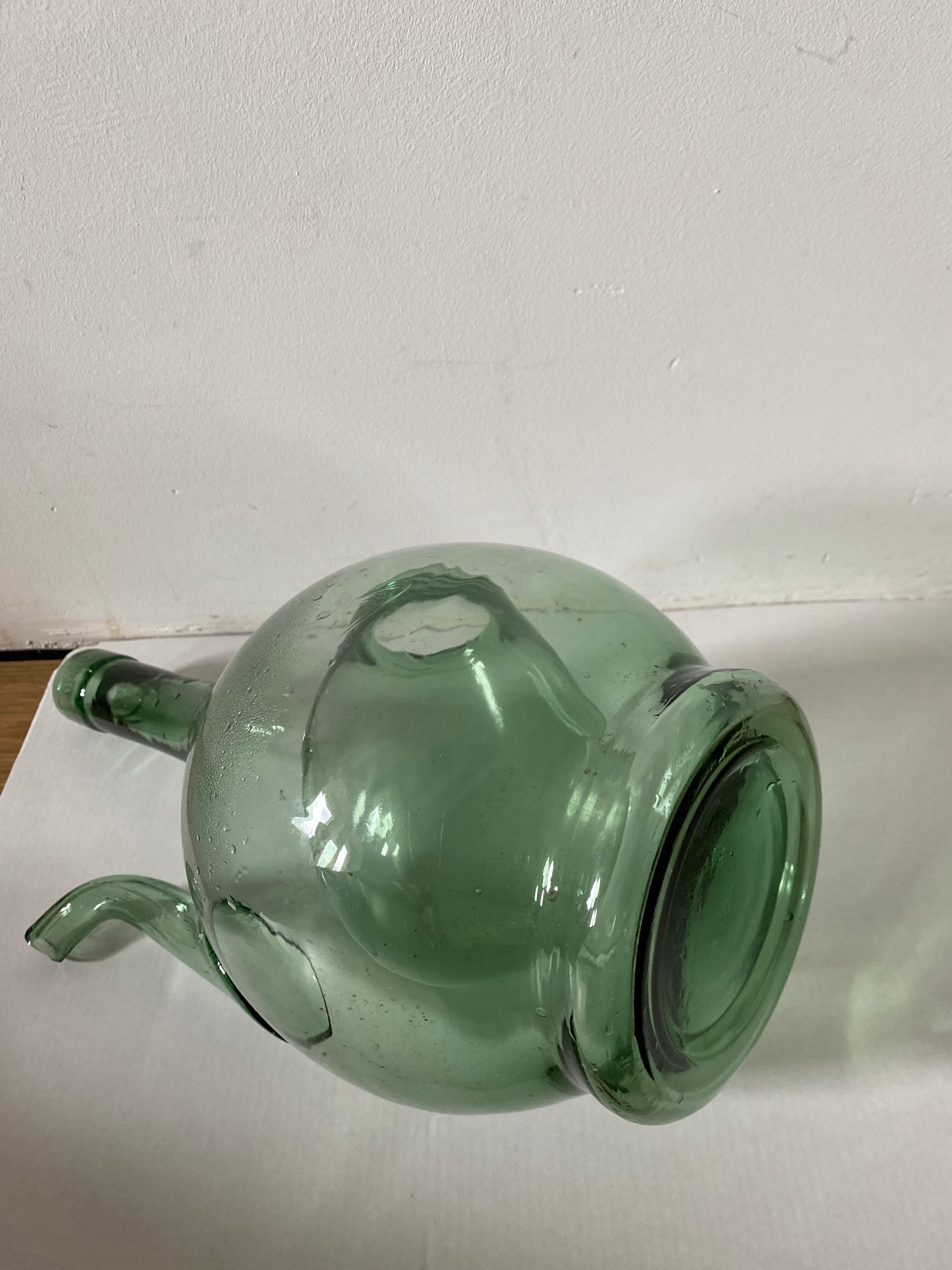 Carafe vintage verre soufflé