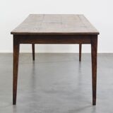 Large Antique French Farmhouse Dining Table for 6 to 8 People